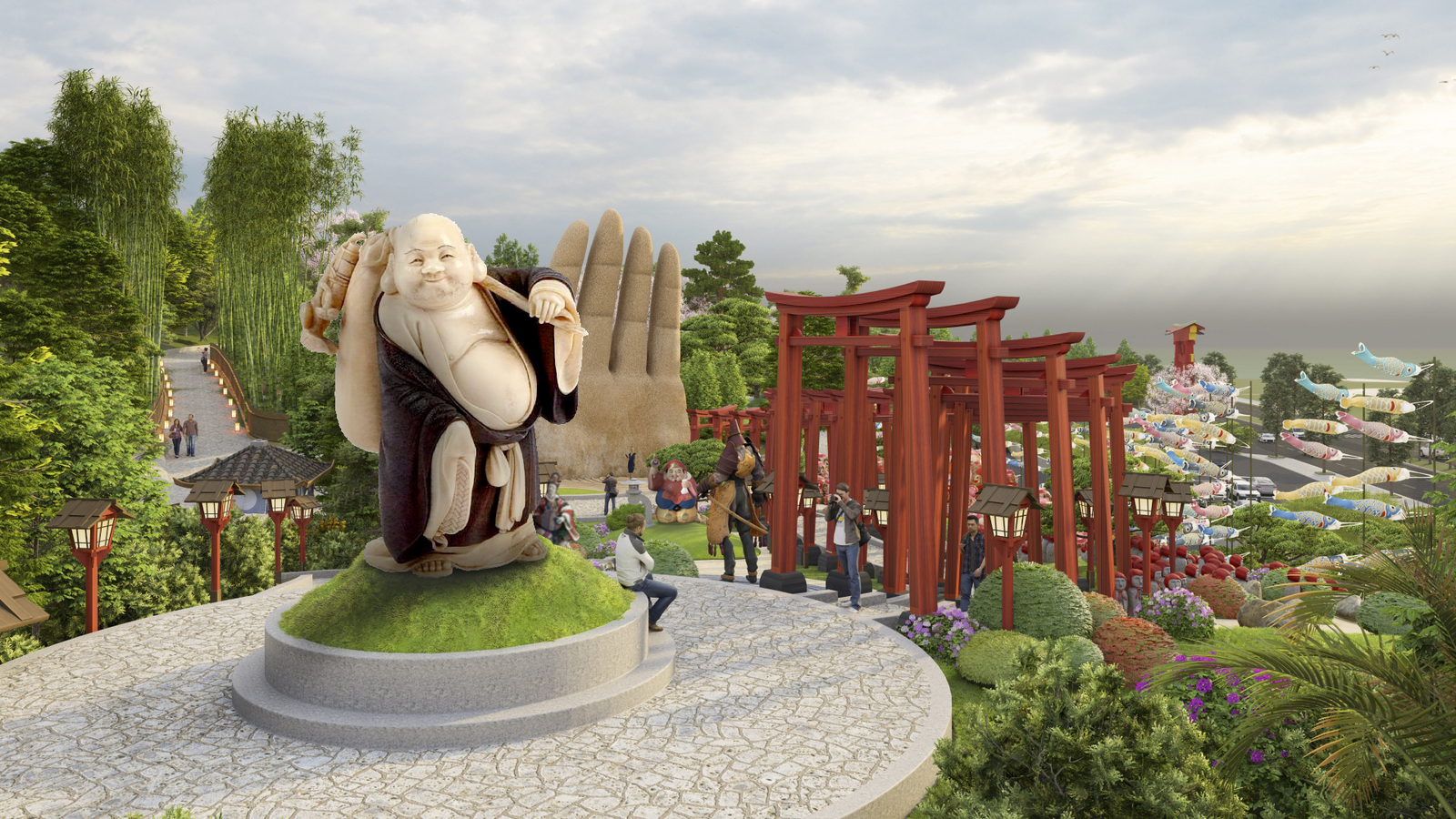 Novaworld Ho Tram - Binh An Morito, Sakura Beach - Master plan - 17